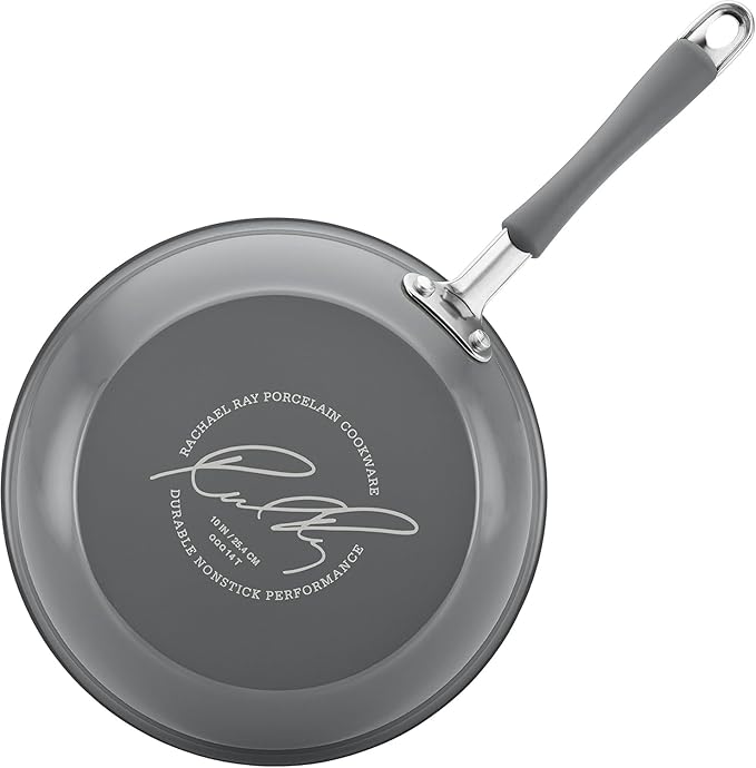 Rachael Ray - 16802 Rachael Ray Cucina Nonstick Cookware Pots and Pans Set - Image 9