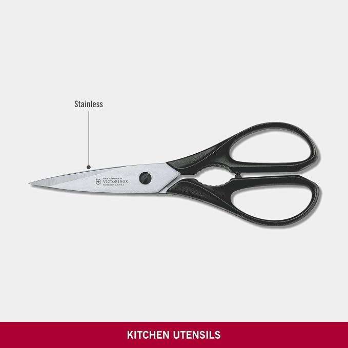 Victorinox Black Handled Kitchen Scissors - Image 3