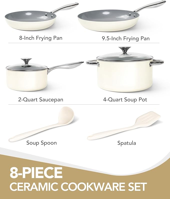 MICHELANGELO Pots and Pans Set Non Stick - Image 7