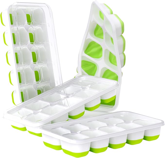 DOQAUS Ice Cube Tray with Lids by DOQAUS