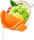 YEVIOR Clip on Strainer for Pots Pan Pasta, Silicone Food Strainer Hands-Free by YEVIOR