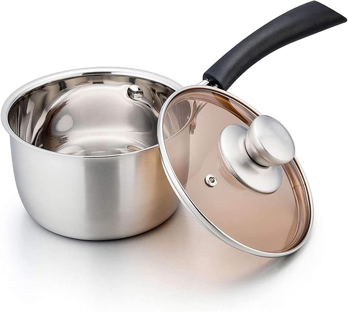 TeamFar 1 Quart Saucepan, Stainless Steel Saucepan - Image 7