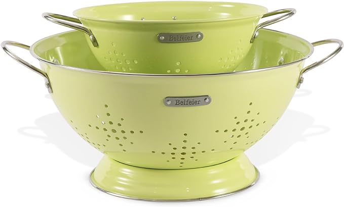 Metal Colander 2 Pack, Strainer Bowel by Unknown
