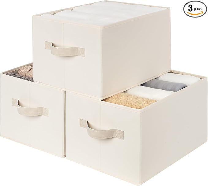 StorageWorks Closet Organizers and Storage Bins, Fabric Storage Baskets by StorageWorks