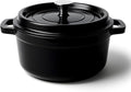 6.5 Quart Dutch Oven Pot with Lid, Non Stick Enameled Cast Iron Dutch Oven by Fijinhom