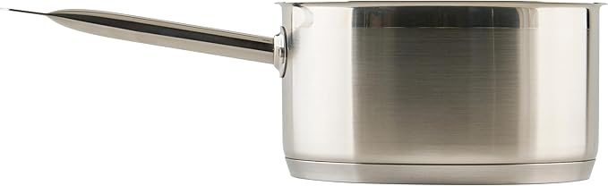 Winco Heavy-Duty Stainless Steel Sauce Pan - Image 2