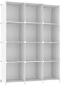 AWTATOS Cube Storage Organizer Storage 12 Cube Bookshelf DIY Plastic Closet by AWTATOS