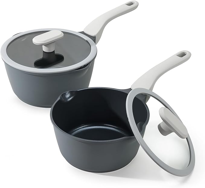 PRICUSIS Nonstick Saucepan Set by PRICUSIS