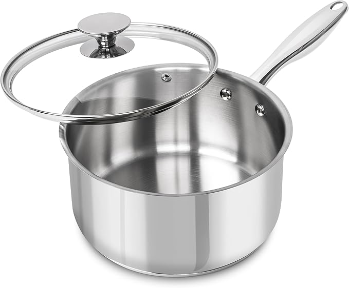 MICHELANGELO 3 Quart Saucepan by Michelangelo