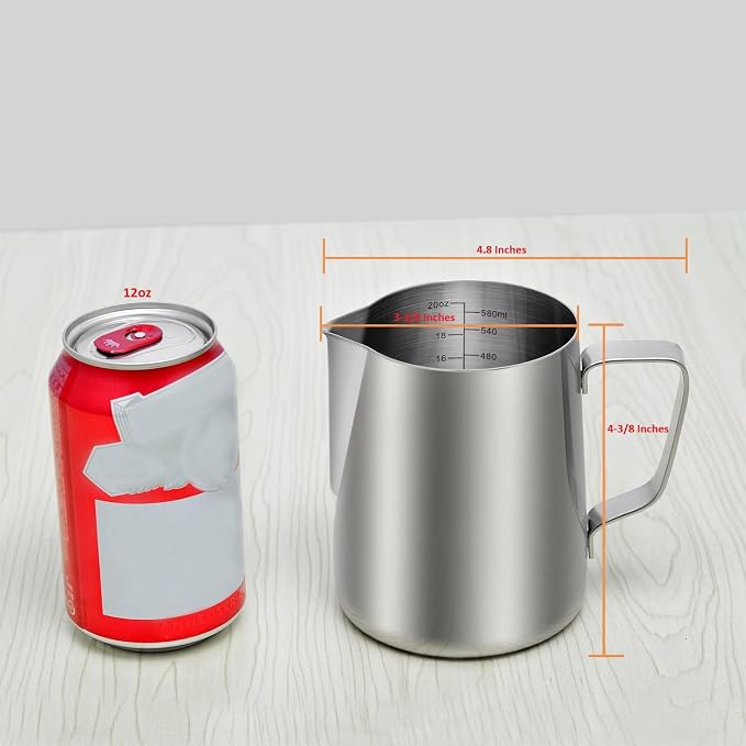 Kichwit Stainless Steel Measuring Cup, Metal Measuring Cup - Image 3