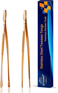 JETKONG 2 Pcs 9-Inch Kitchen Tweezers Cooking Tweezer Tongs Stainless Steel by JETKONG