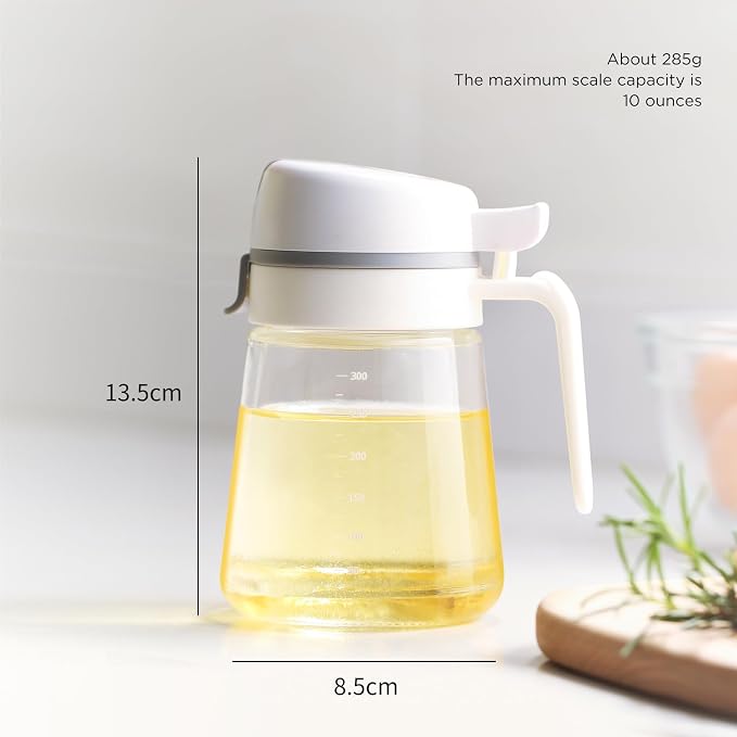 Auto Flip Olive Oil Dispenser Bottle, Glass Olive Oil Bottle, Glass Bottle - Image 4