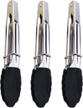 Mini Kitchen Tongs with Silicone Tips, 3-Piece Set, 7-Inch Non-Stick Tongs with by JXJYZLN