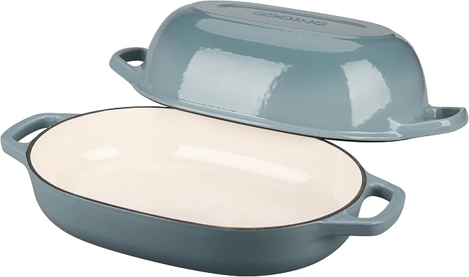 EDGING CASTING Enameled Cast Iron Oval Dutch Oven Pot - Image 4