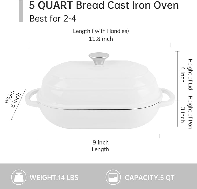 Premium Enameled Cast Iron Dutch Oven - Image 2