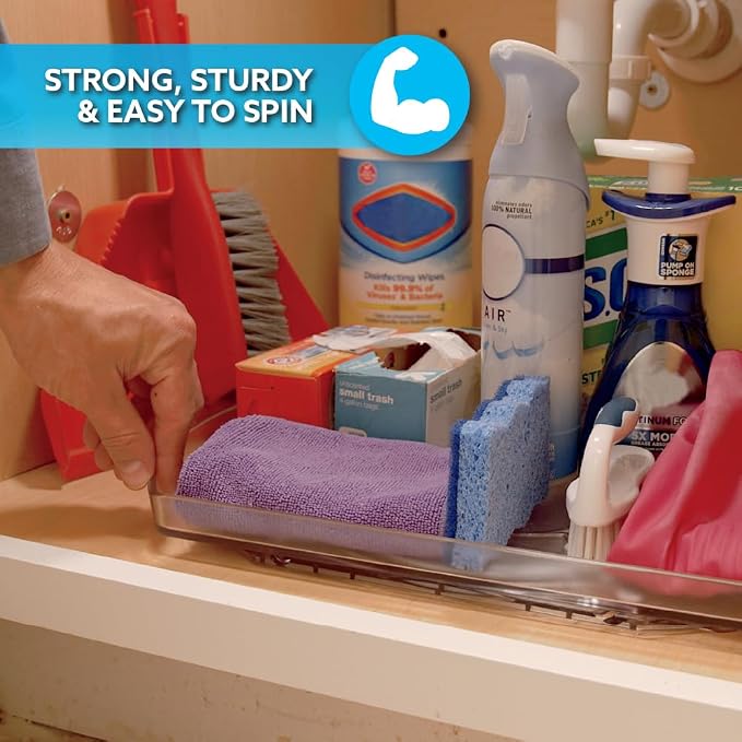 Ontel Smart Spin Rotating Refrigerator Organizer - Image 6