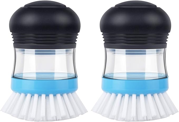MR.SIGA Soap Dispensing Palm Brush, Kitchen Brush by MRSIGA