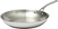Martha Stewart Castelle Large 12" Stainless Steel Frying Pan Non Toxic Fry Pan by MarthaStewart