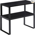 YMYNY Cabinet Shelf Organizer, Countertop Shelves Set of 2, Kitchen Spice Racks by High-qualityhomefurnishing