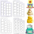 Hexagon Cookie Cutter Cake Mold Fondant Cutters, Fishscale Circle Cookie Cutters by RHLOVY