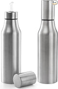 Foraineam 2 Pieces Olive Oil Dispenser Bottle 30 oz Stainless Steel Leakproof by Foraineam