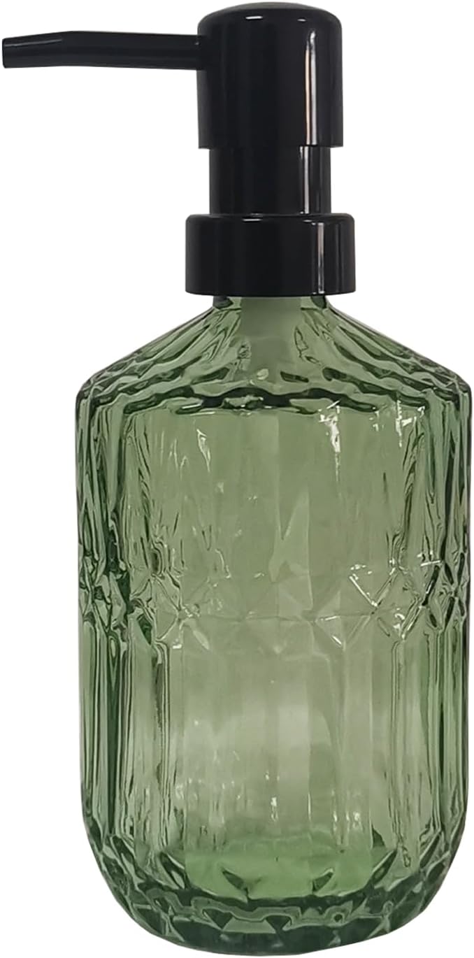 Green Glass Soap Dispenser by YYTSGG