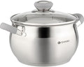 Daniks Modern 3 Quart Stainless Steel Stock Pot by Daniks