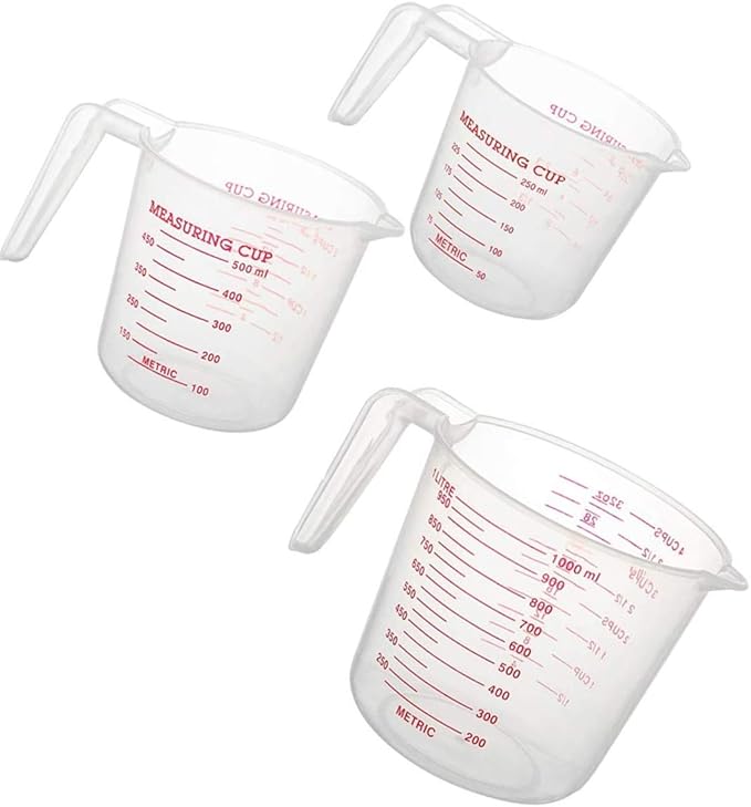 MIZORLIE Plastic Measuring Cup Set by MIZORLIE