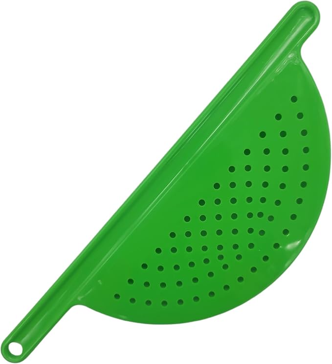 Handy Housewares Handheld Plastic Pot Drainer, Noodle & Pasta Strainer - Image 2