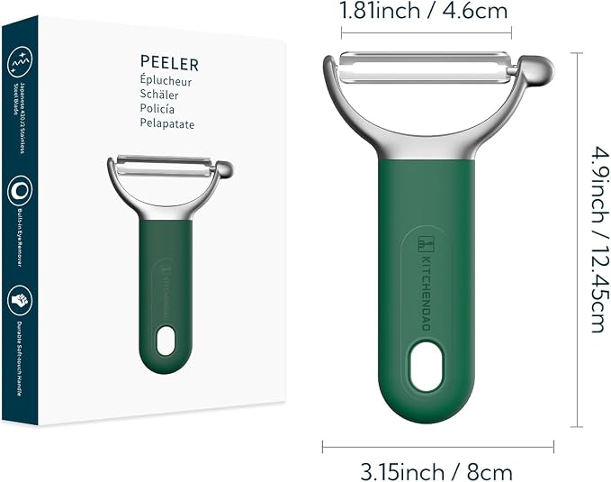 KITCHENDAO Swivel Vegetable Potato Peeler - Image 7