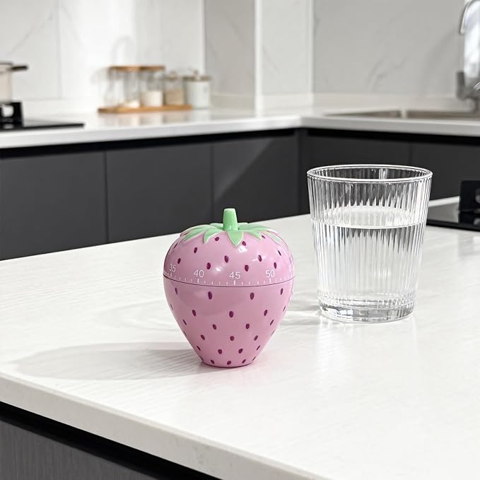 Cute Fruit Cookie Kitchen Timer | Novelty Manual Cooking Alarm | Fun Shaped - Image 9
