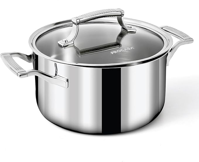 4 Quart Stainless Steel Pot by PROCASACOOKWARE