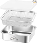 Square Colander Set, 304 Stainless Steel by SHPii