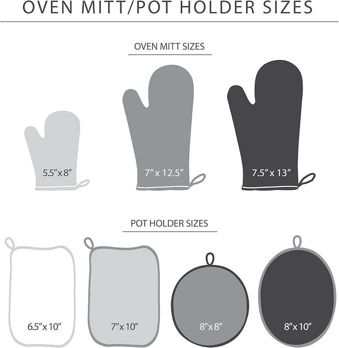 KITCHENAID Beacon Two-Tone Pot Holder 2-Pack Set, Contour Silver/Matte Black - Image 5