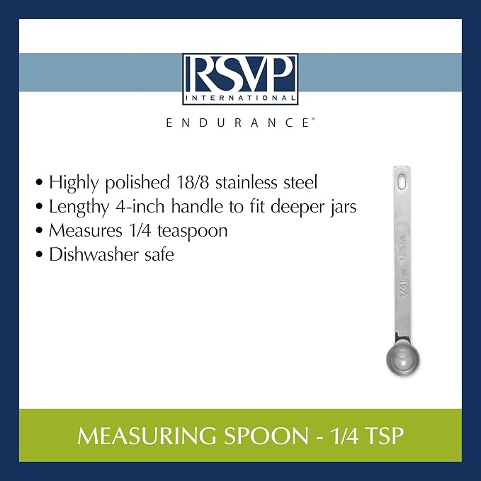 RSVP International Endurance Kitchen Collection Open Stock Measuring Spoon - Image 6