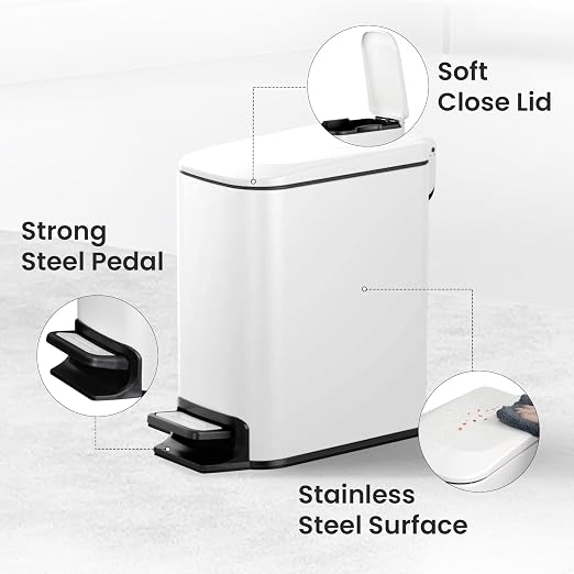 Cesun Small Bathroom Trash Can - Image 3