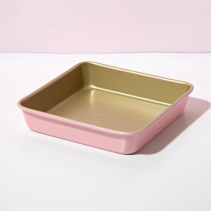 Paris Hilton Nonstick Carbon Steel Bakeware Collection, 9-Inch Square Cake Pan - Image 6