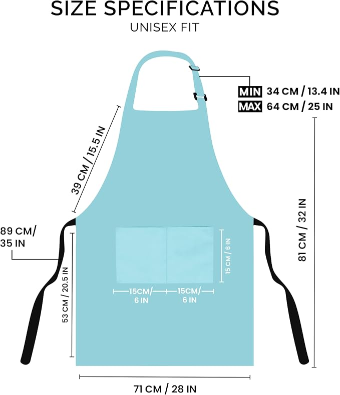 Utopia Kitchen 2 Pack Bib Apron, Adjustable - Image 2