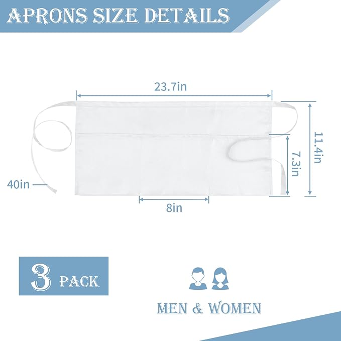 PEASUG Server Apron, Waitress Apron - Image 2