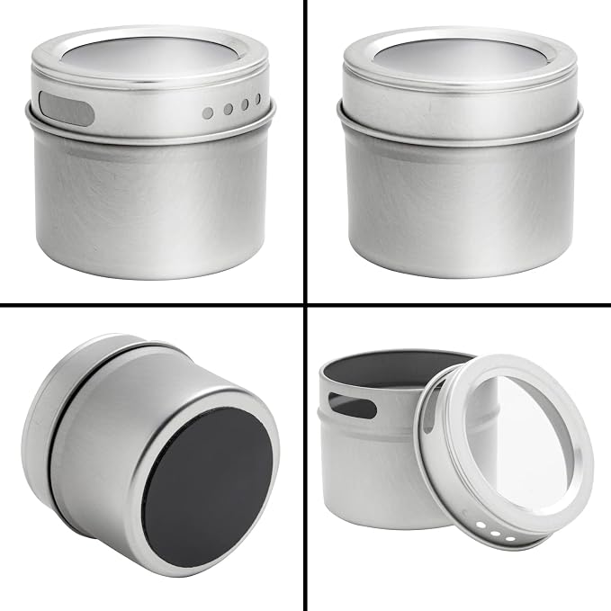 Talented Kitchen Magnetic Spice Jars - 3 oz - Image 6