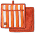 Folkulture Pot Holders for Kitchen | Pack of 2 Ribbed Soft Silicone Hot Pads by FOLKULTURE