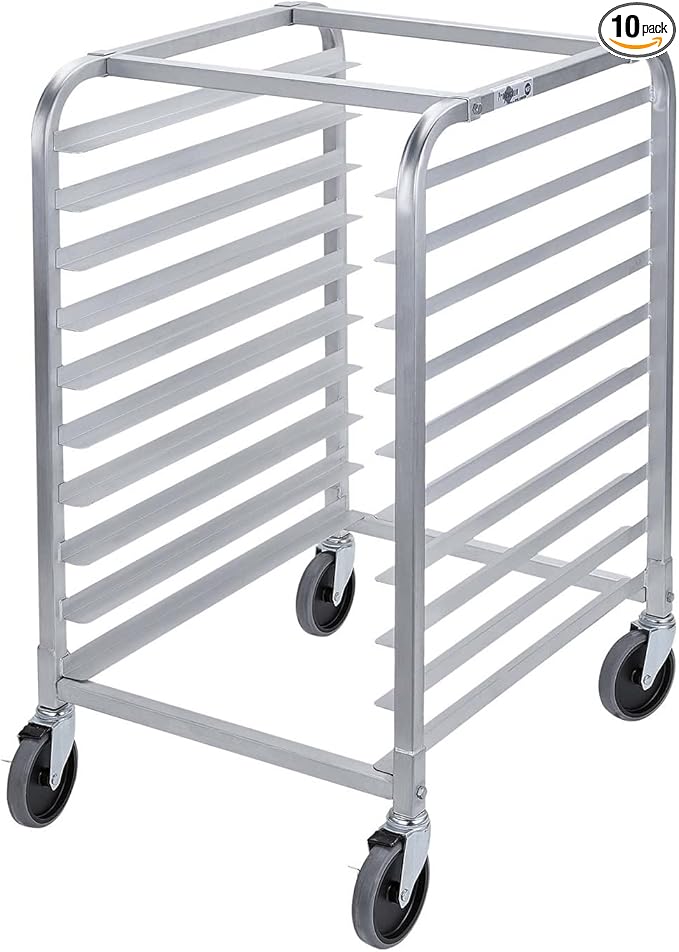 Profeeshaw Bun Pan Bakery Rack 10 Tier by Profeeshaw