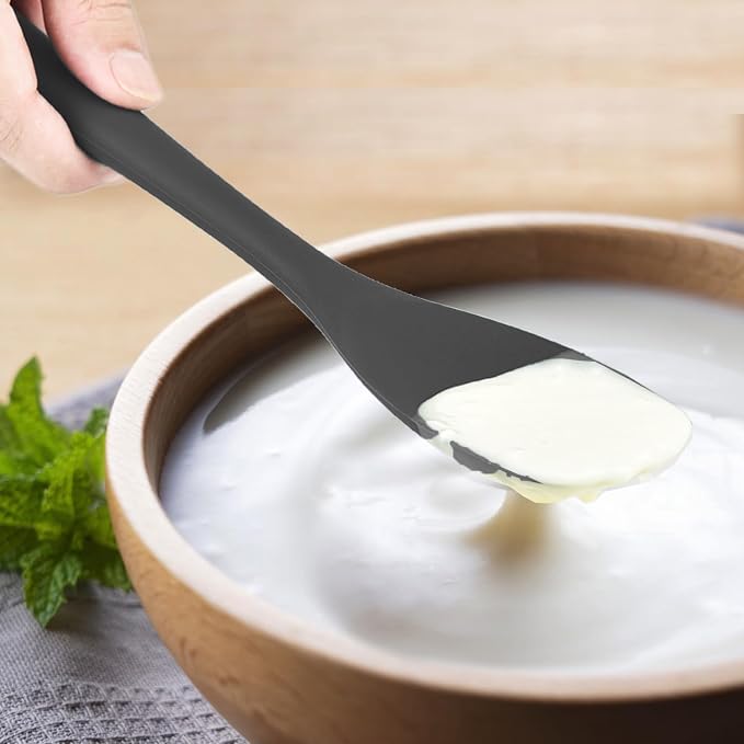 Upgrade Silicone Spatula Spoon Set, VOVOLY Heat Resistant Rubber Spoonula - Image 8
