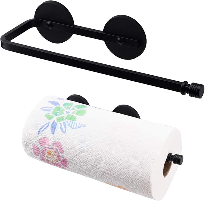 Magnetic Paper Towel Holder for Fridge, 12.3" Heavy Duty Magnet Rack, No Drill - Image 2