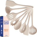 Non-Toxic Platinum Silicone Kitchen Utensil Set of 8 – Non-Scratch Cooking by Ziruma