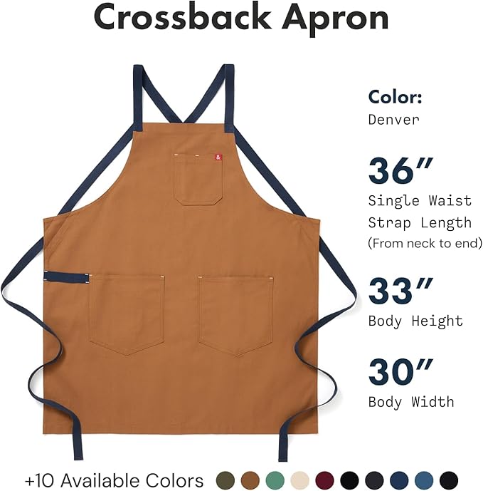 hedley & bennett Crossback Apron - Image 4