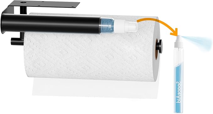 SpaceAid SprayNeat 2 in 1 Paper Towel Holder by SpaceAid