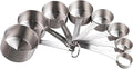 Measuring Cup Set of 8, 18/8 Stainless Steel Measuring Cups by Smithcraft