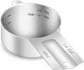 1PCS 1/4Cup Single Measuring Cup, Etched Inner Scale Stainless Steel Measure by BERYLER
