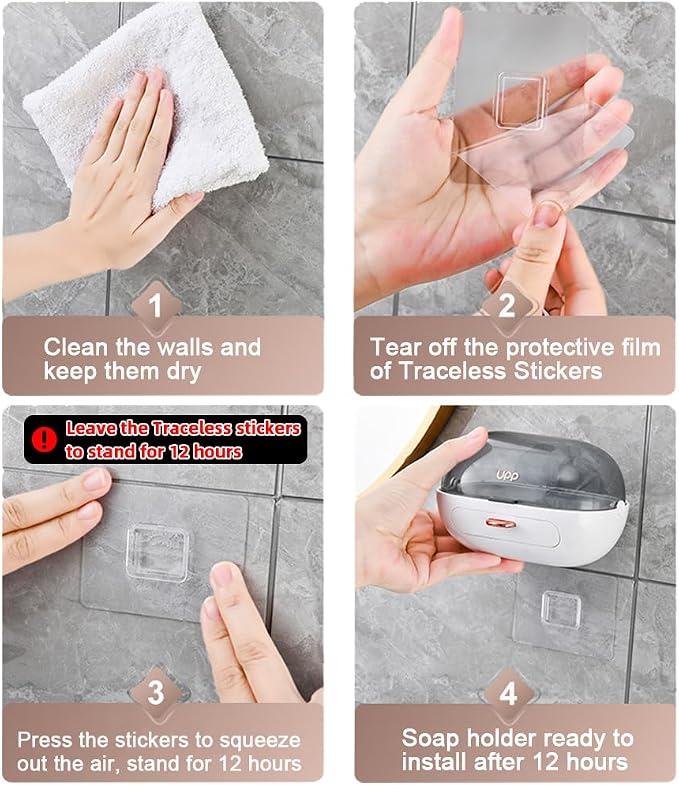 1Pc Shower Soap Dish Holder - Image 5